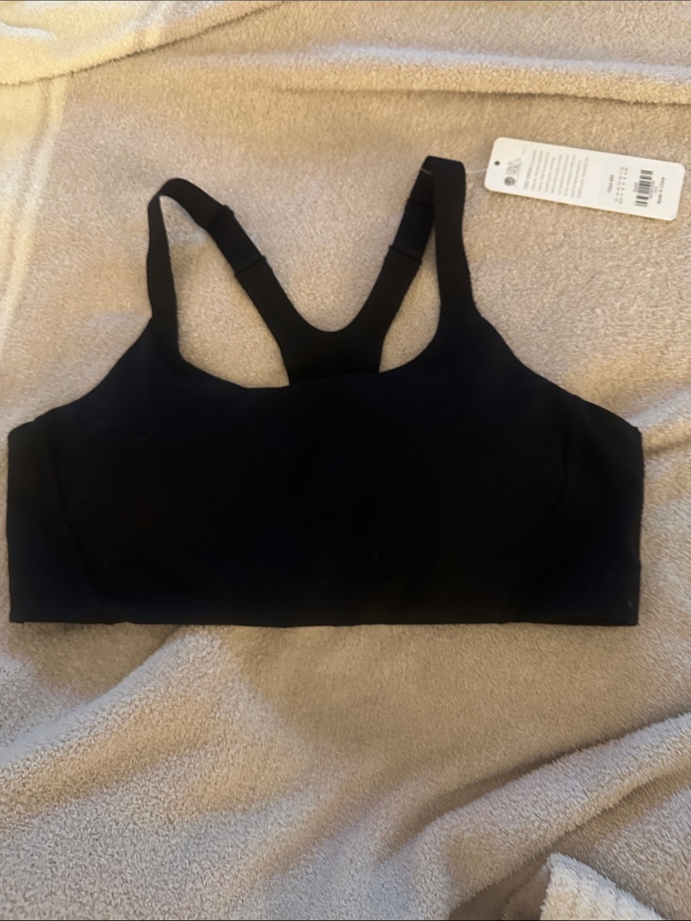 CRZ Yoga black yoga bra. XL New with tags